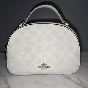 Serena Satchel In Signature Canvas Coach